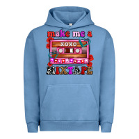 Pigment Pebble Blue make me a mixtape olivia Urban Hoodie - OliviaCreatesArt
