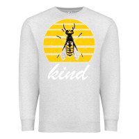 Oatmeal Heather Bee Kind Premium Sweatshirt - Bettercallsaul