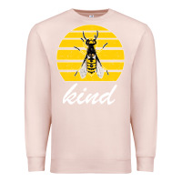 Pale Pink Bee Kind Premium Sweatshirt - Bettercallsaul