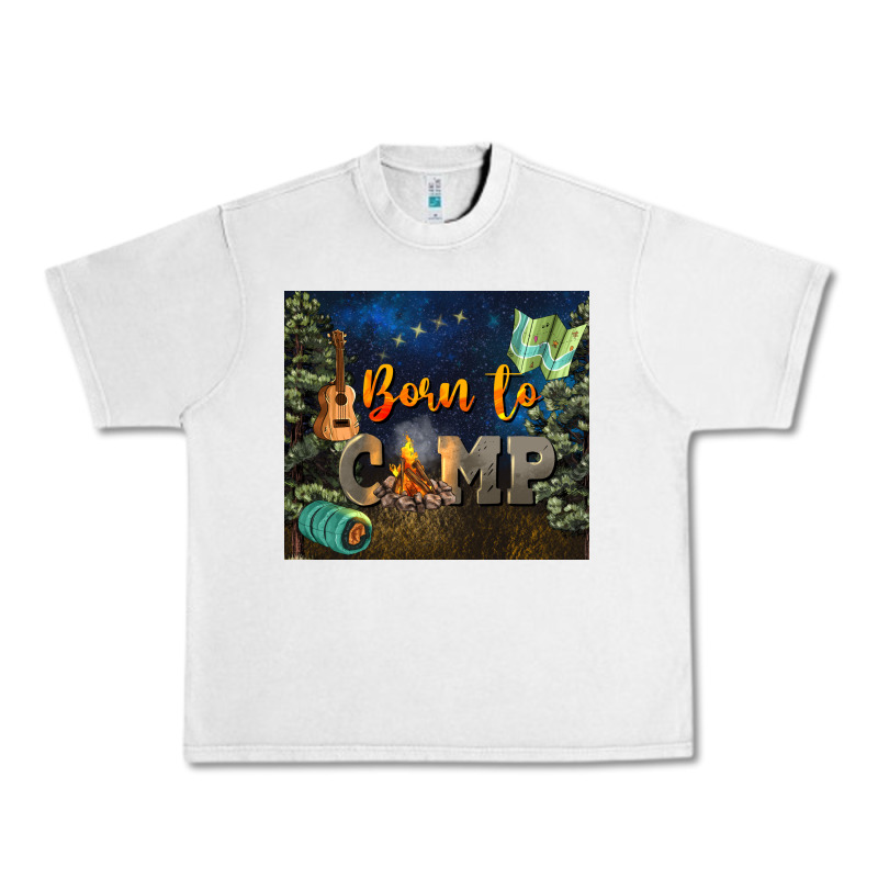 Born To Camp Urban Heavy Tee by NancyCooperArtShop | Teevron