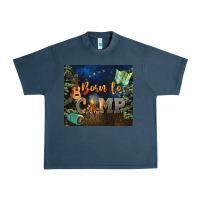 Midnight Navy born to camp Urban Heavy Tee - NancyCooperArtShop