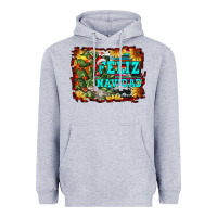 Heather Grey feliz navidad Heavyweight Hoodie - RanaPortraitStore