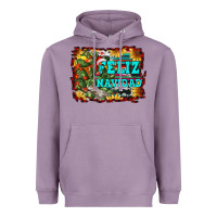 Lavender feliz navidad Heavyweight Hoodie - RanaPortraitStore