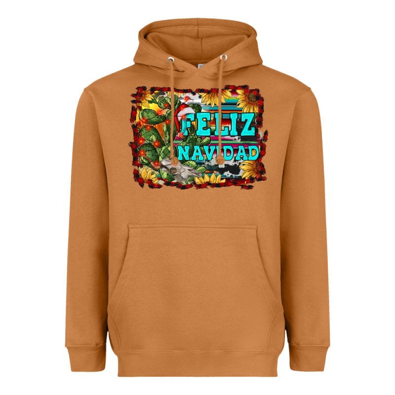 Feliz Navidad Heavyweight Hoodie by RanaPortraitStore | Teevron