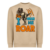 Mushroom i'm one hear me roar dinosaur birthday Heavyweight Sweatshirt - LillyAllenDesigns