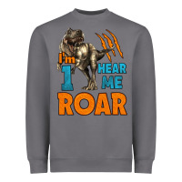 Storm i'm one hear me roar dinosaur birthday Heavyweight Sweatshirt - LillyAllenDesigns