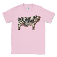 Bubblegum Pink Spotted Pig Classic Tee - LillyAllenDesigns