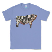 Colony Blue Spotted Pig Classic Tee - LillyAllenDesigns