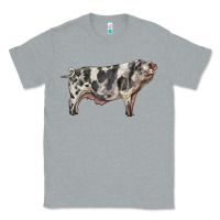 Heather Grey Spotted Pig Classic Tee - LillyAllenDesigns