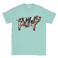 Seafoam Spotted Pig Classic Tee - LillyAllenDesigns