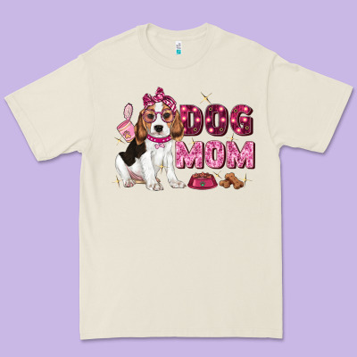 Dog Mom Premium Tee Designed By Zillion Design Studio