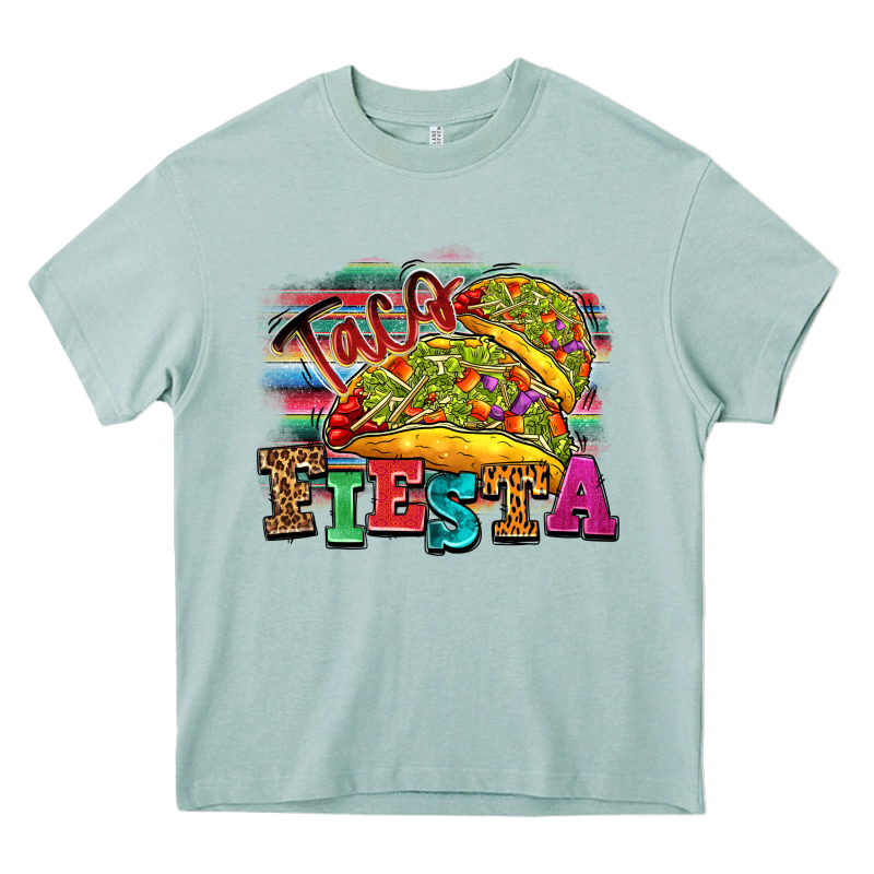Taco Fiesta Heavy Core Tee by texasbilliewilder | Teevron