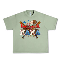 Oil Green ballpark mama Urban Heavy Tee - AdoDesignShop