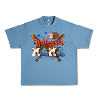 Pebble Blue ballpark mama Urban Heavy Tee - AdoDesignShop