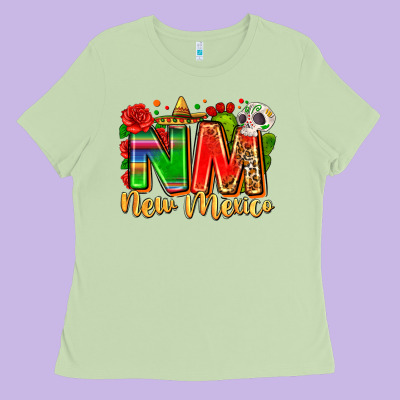 New Mexico Ladies Tee Designed By Zillion Design Studio