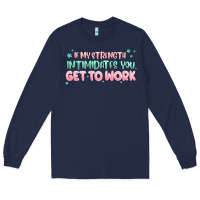 Navy get to work Long Sleeve Tee - MaliasSmallBusiness