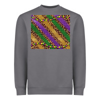 Storm mardi gras leopard glitter bead Heavyweight Sweatshirt - BarkalooDesign
