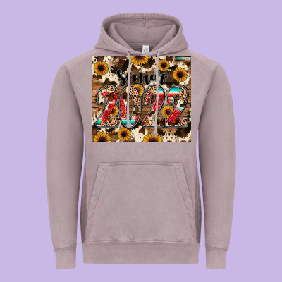 Senior 2022 Vintage Hoodie Designed By Jahusdesignshop