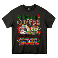 Asphalt i like my coffee black like my soul Heavy Core Tee - Zillion Design Studio