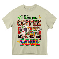 Mossy i like my coffee black like my soul Heavy Core Tee - Zillion Design Studio