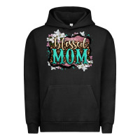 Pigment Black blessed mom Urban Hoodie - OliviaCreatesArt
