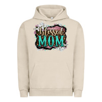Pigment French Oak blessed mom Urban Hoodie - OliviaCreatesArt