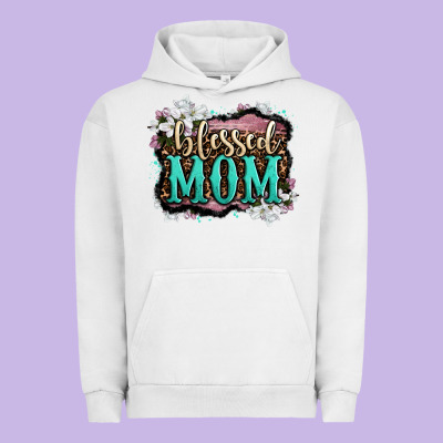 Blessed Mom Urban Hoodie Designed By Oliviacreatesart