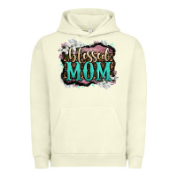 Pigment Pistachio blessed mom Urban Hoodie - OliviaCreatesArt