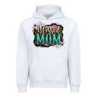 White blessed mom Urban Hoodie - OliviaCreatesArt