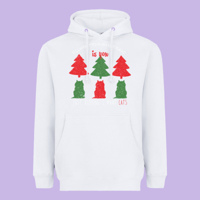 All Want For Christmas Is You Just Kidding I Want Cats Heavyweight Hoodie Designed By Bettercallsaul