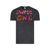 Vintage Black sweet one donut Vintage Tee - AdoDesignShop