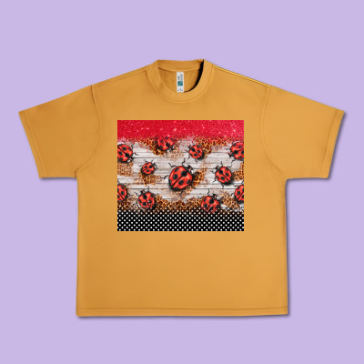 Ladybug Tumbler Urban Heavy Tee Designed By Barkaloodesign