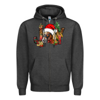 Charcoal Heather joy christmas with horse bbs Zipper Hoodie - BundleAndBundleShop