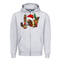 Heather Grey joy christmas with horse bbs Zipper Hoodie - BundleAndBundleShop