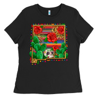 Black new mexico map Ladies Tee - Zillion Design Studio