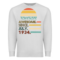 Dove Grey Awesome Since JULY 1934 Premium Sweatshirt - Bettercallsaul