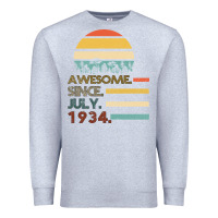 Heather Grey Awesome Since JULY 1934 Premium Sweatshirt - Bettercallsaul