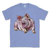 Colony Blue Landrace Pig Classic Tee - LillyAllenDesigns