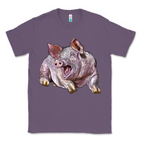 Lavender Landrace Pig Classic Tee - LillyAllenDesigns
