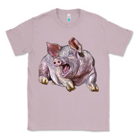 Lilac Landrace Pig Classic Tee - LillyAllenDesigns