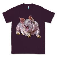 Plum Landrace Pig Classic Tee - LillyAllenDesigns