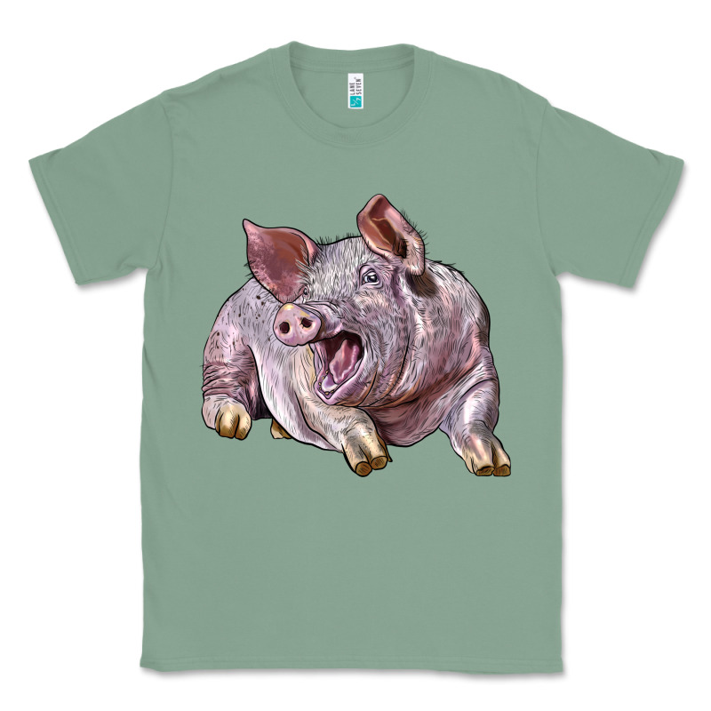 Landrace Pig Classic Tee by LillyAllenDesigns | Teevron