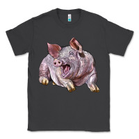 Smoke Landrace Pig Classic Tee - LillyAllenDesigns