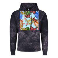 Cloud Black summer and leaf seamless pattern Vintage Hoodie - BundleAndBundleShop