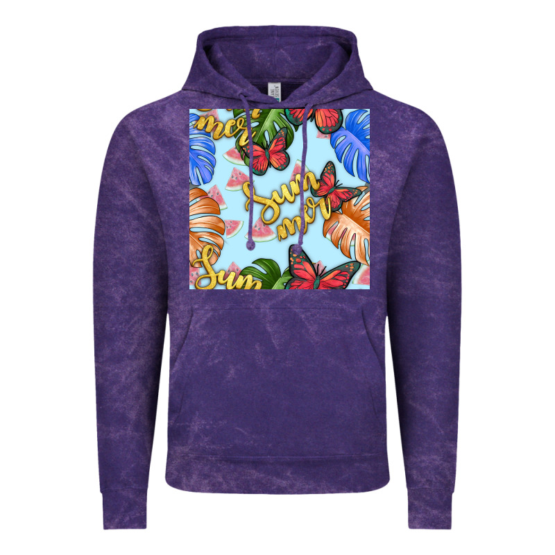 Summer And Leaf Seamless Pattern Vintage Hoodie by BundleAndBundleShop | Teevron