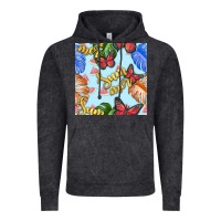 Vintage Black summer and leaf seamless pattern Vintage Hoodie - BundleAndBundleShop