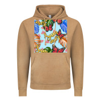 Vintage Camel summer and leaf seamless pattern Vintage Hoodie - BundleAndBundleShop