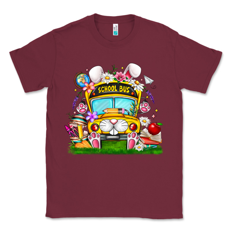 Easter School Bus Classic Tee by CowhideDigitalArt | Teevron