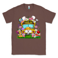 Chestnut Easter School Bus Classic Tee - CowhideDigitalArt