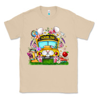 Mushroom Easter School Bus Classic Tee - CowhideDigitalArt